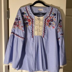 Embroidered blouse